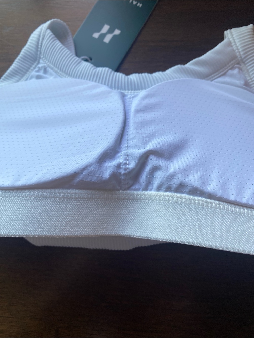 HALARA White Ribbed Halter Sports Bra Size XS - Picture 12 of 15